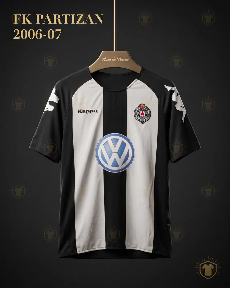 Camiseta local 2006–07 de FK Partizan (recreación)