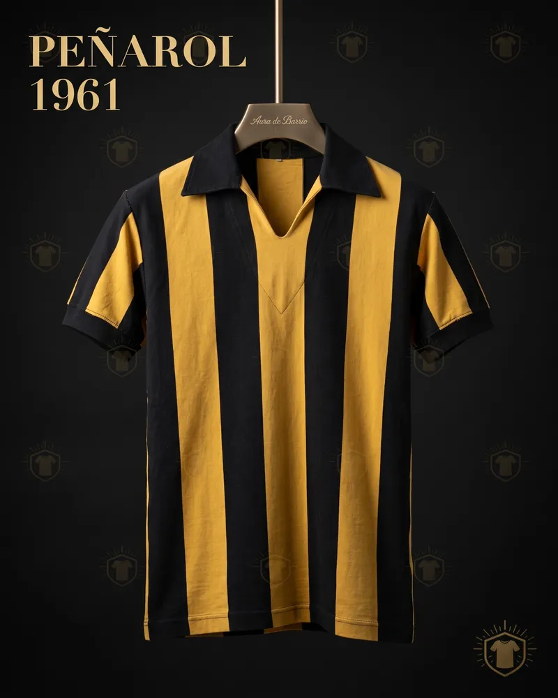 Camiseta local 1961 de Peñarol (recreación)