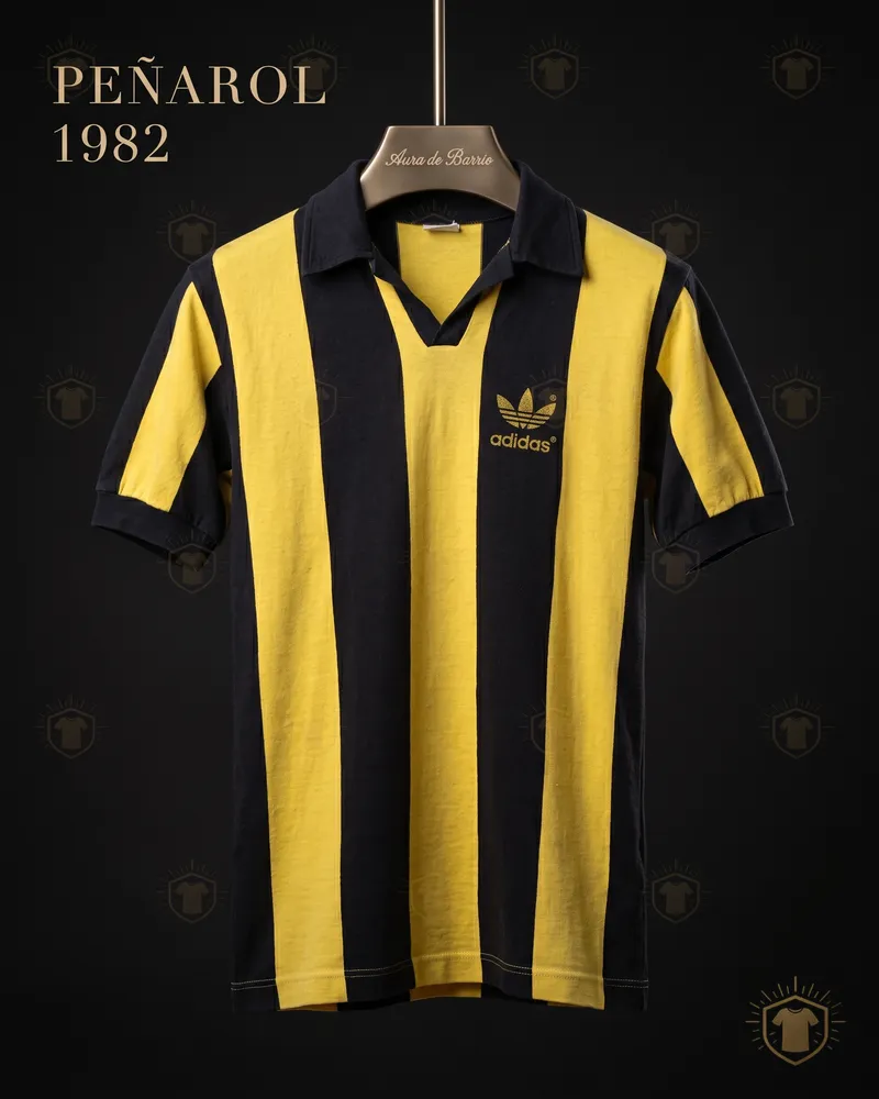 Camiseta local 1982 de Peñarol (recreación)