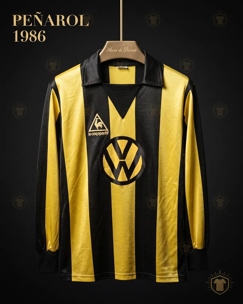 Camiseta local 1986 de Peñarol (recreación)