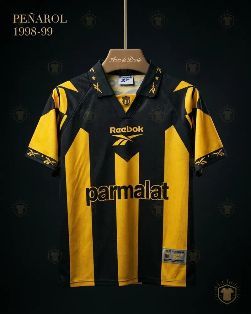 Camiseta local 1998–99 de Peñarol (recreación)