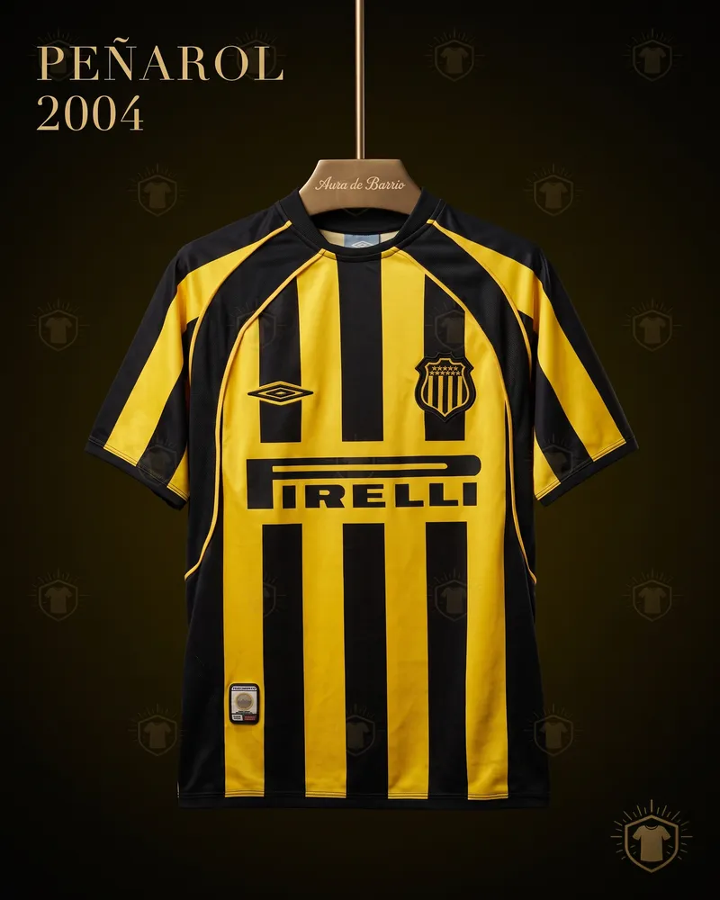 Camiseta local 2004 de Peñarol (recreación)