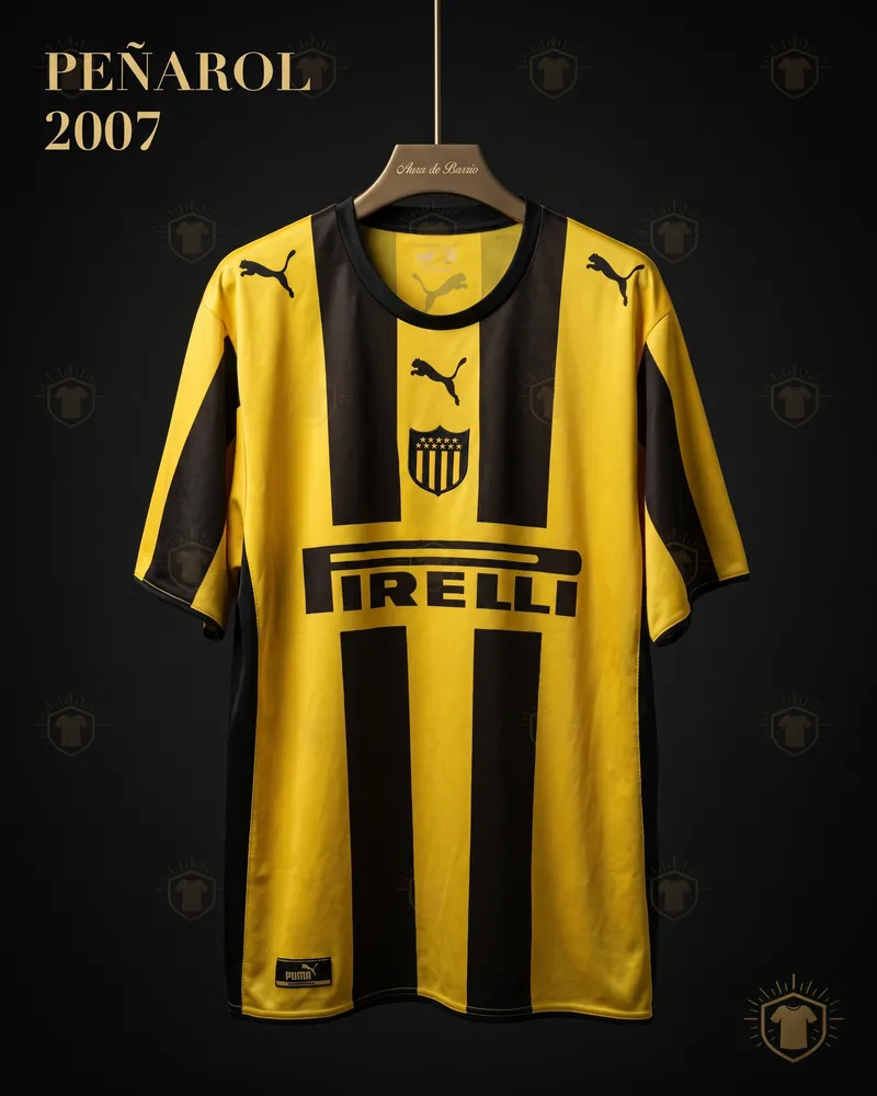 Camiseta local 2007 de Peñarol (recreación)