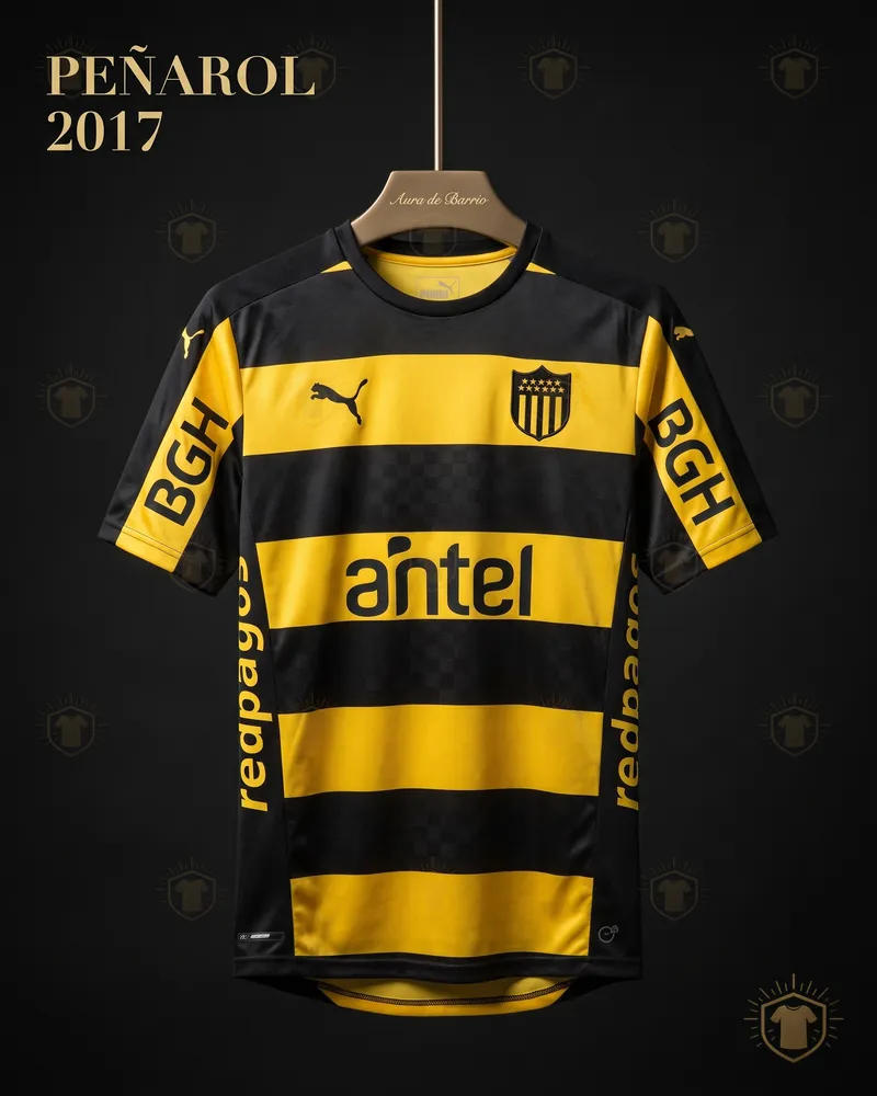 Camiseta local 2017 de Peñarol (recreación)