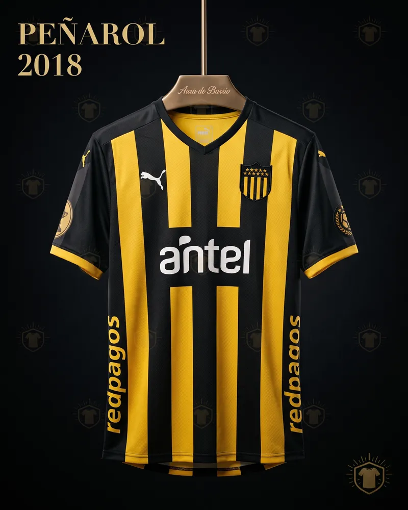 Camiseta local 2018 de Peñarol (recreación)