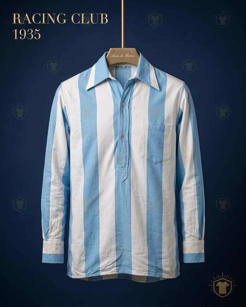 Camiseta local 1935 de Racing Club (recreación)