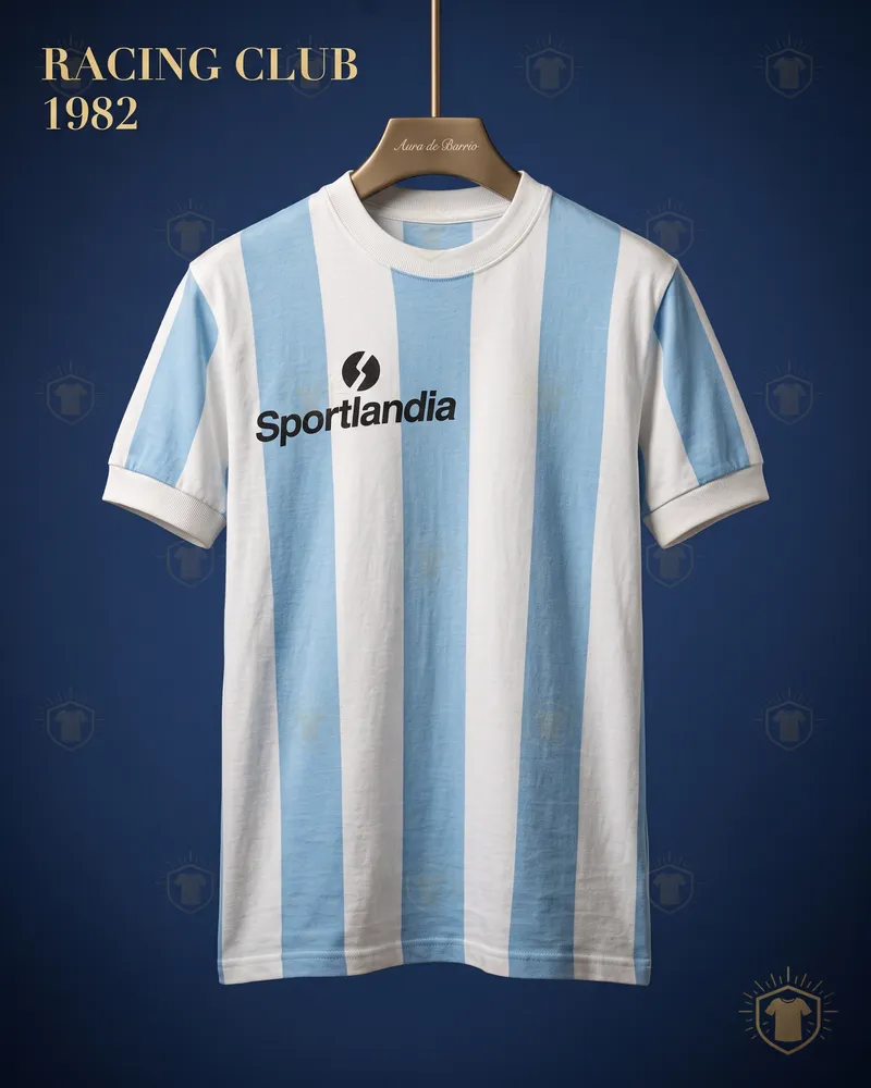 Camiseta local 1982 de Racing Club (recreación)