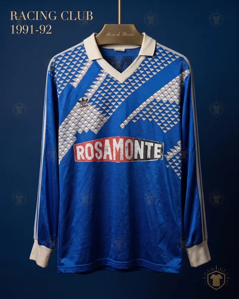 Camiseta visitante 1991–92 de Racing Club (recreación)