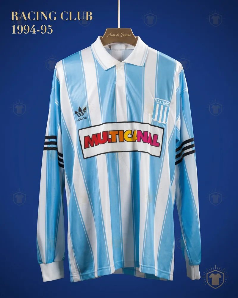 Camiseta local 1994–95 de Racing Club (recreación)