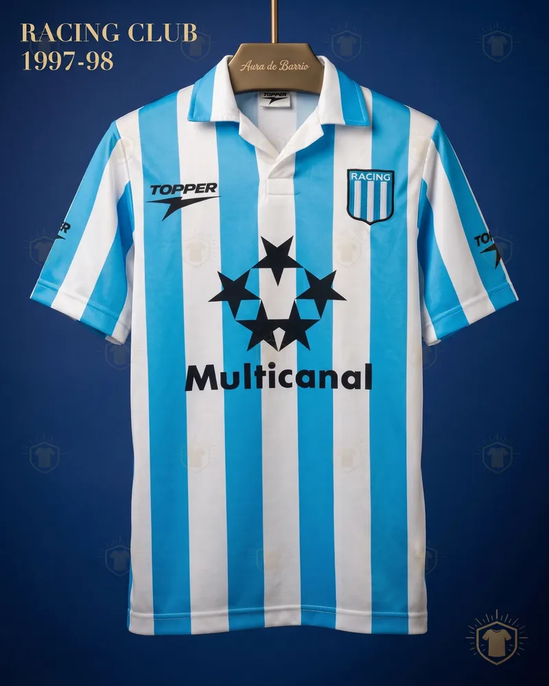 Camiseta local 1997–98 de Racing Club (recreación)