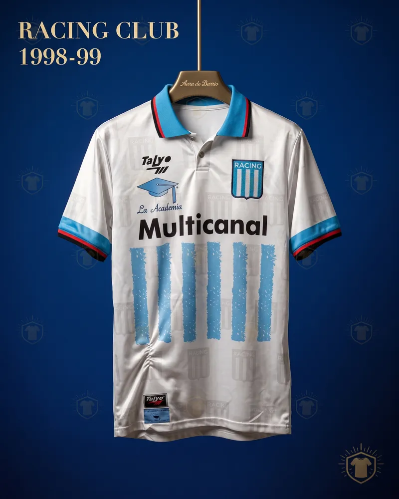 Camiseta visitante 1998–99 de Racing Club (recreación)