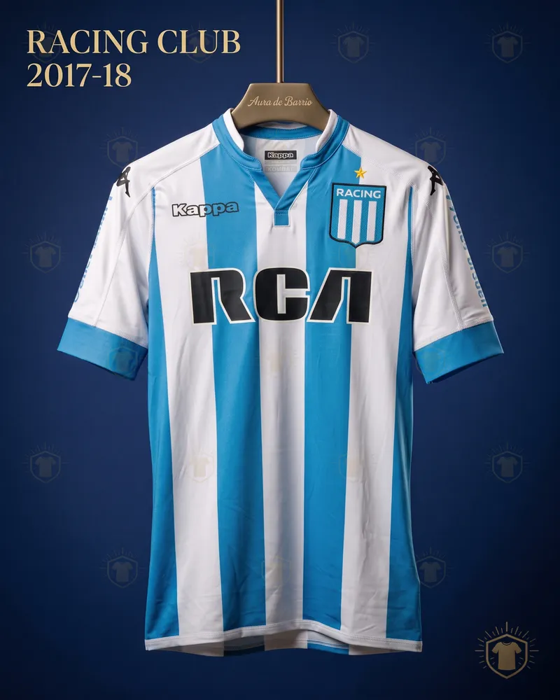 Camiseta local 2017–18 de Racing Club (recreación)