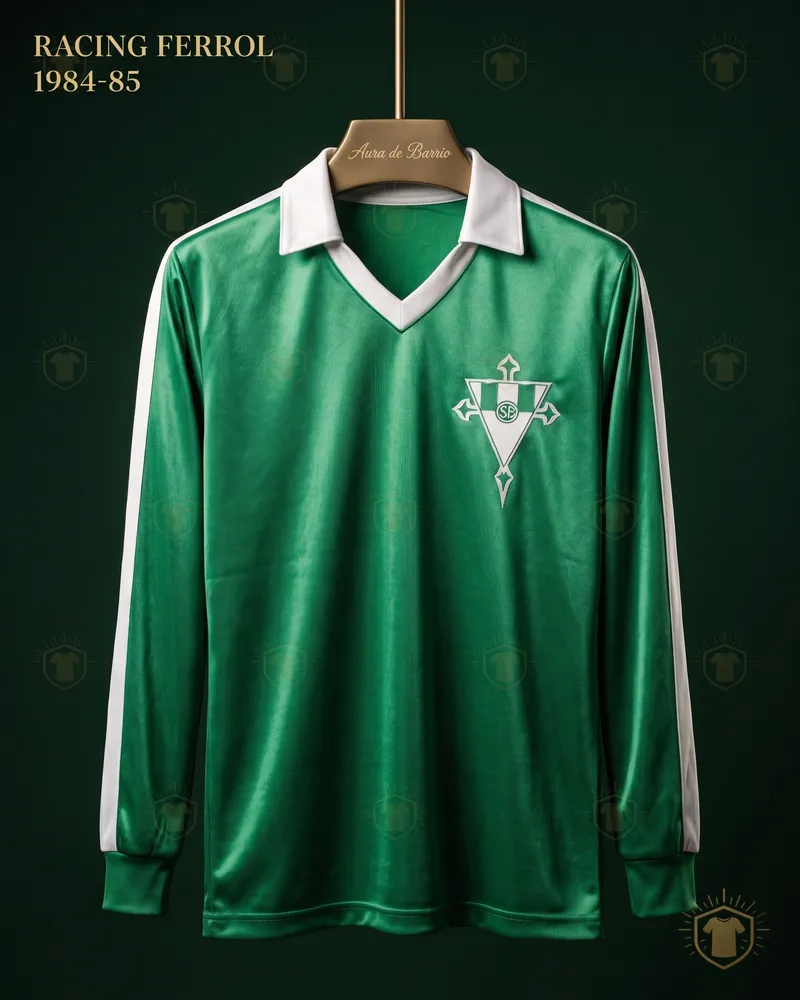 Camiseta local 1984–85 de Racing Club de Ferrol (recreación)