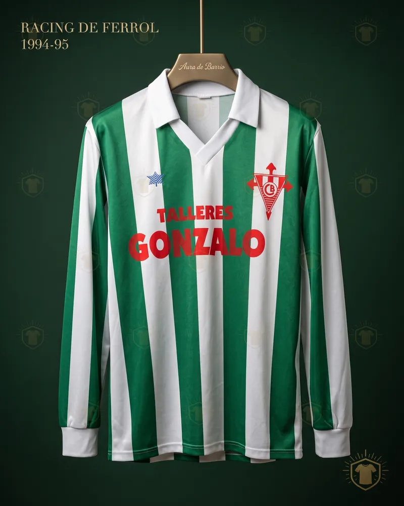 Camiseta local 1994–95 de Racing Club de Ferrol (recreación)