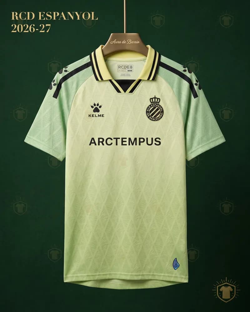 Camiseta tercera 2026–27 de RCD Espanyol (recreación)