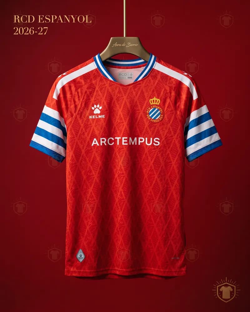 Camiseta visitante 2026–27 de RCD Espanyol (recreación)