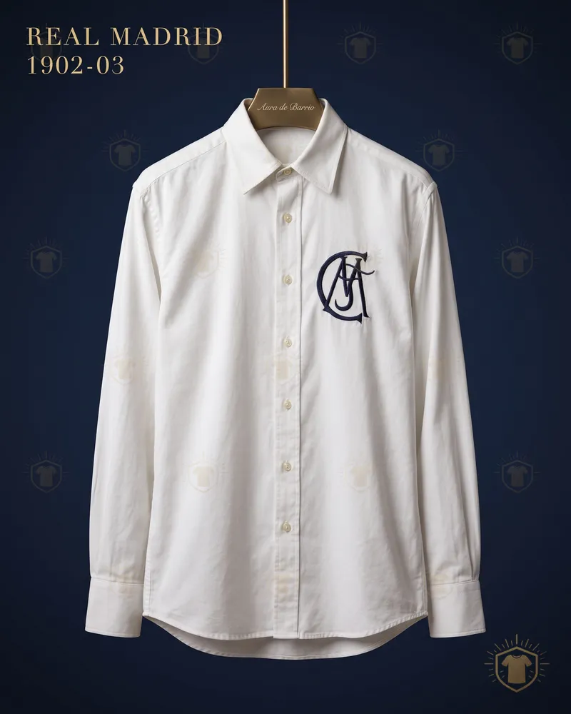 Camiseta local 1902–03 de Real Madrid (recreación)