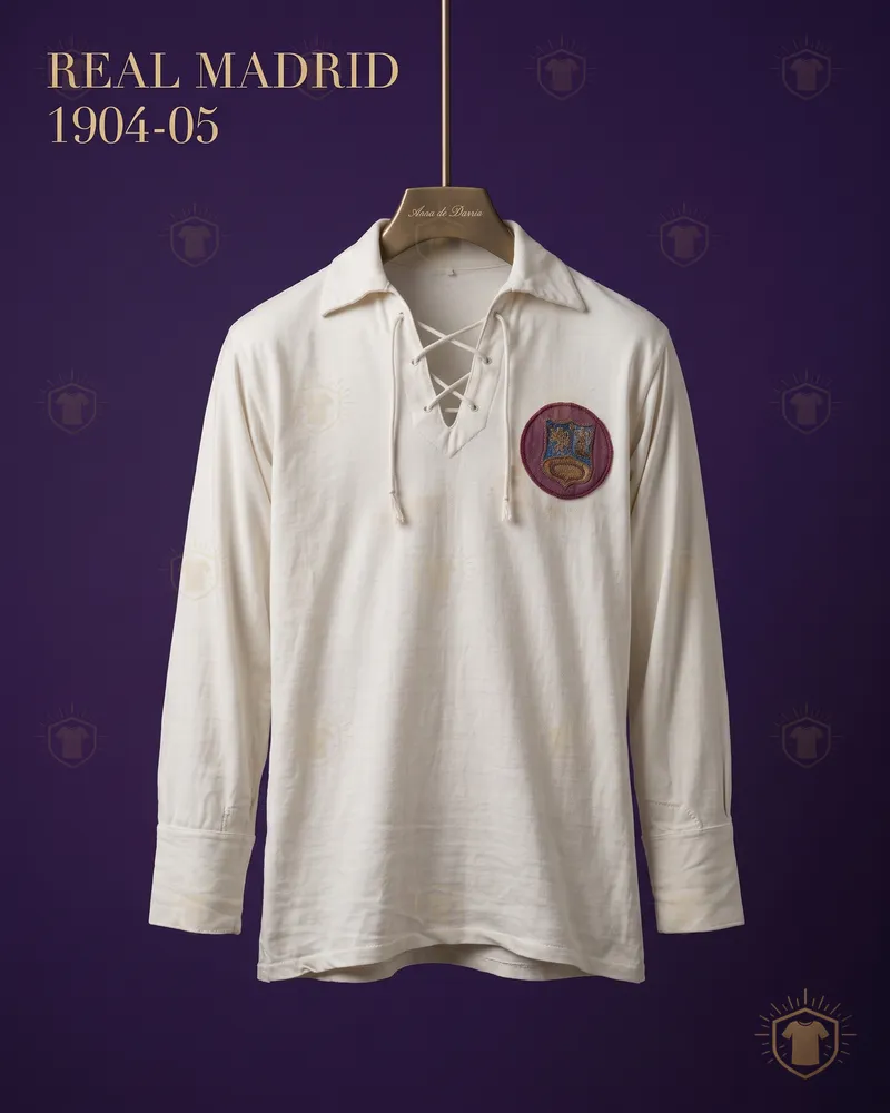 Camiseta local 1904–05 de Real Madrid (recreación)
