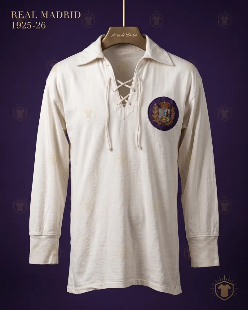 Camiseta local 1925–26 de Real Madrid (recreación)
