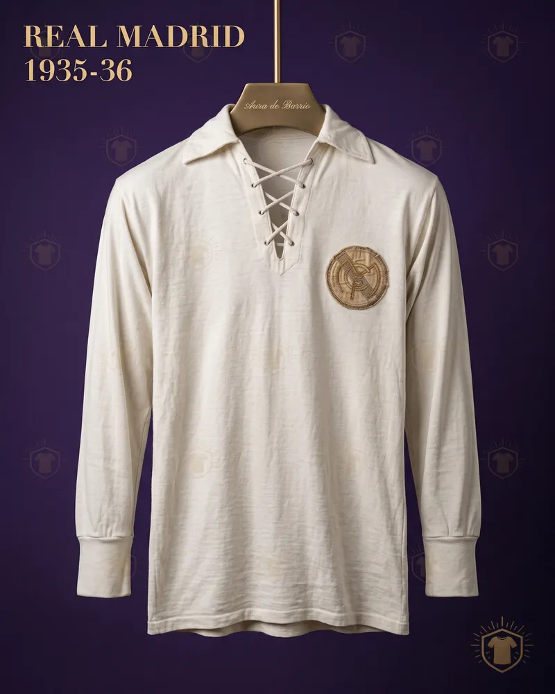 Camiseta local 1935–36 de Real Madrid (recreación)