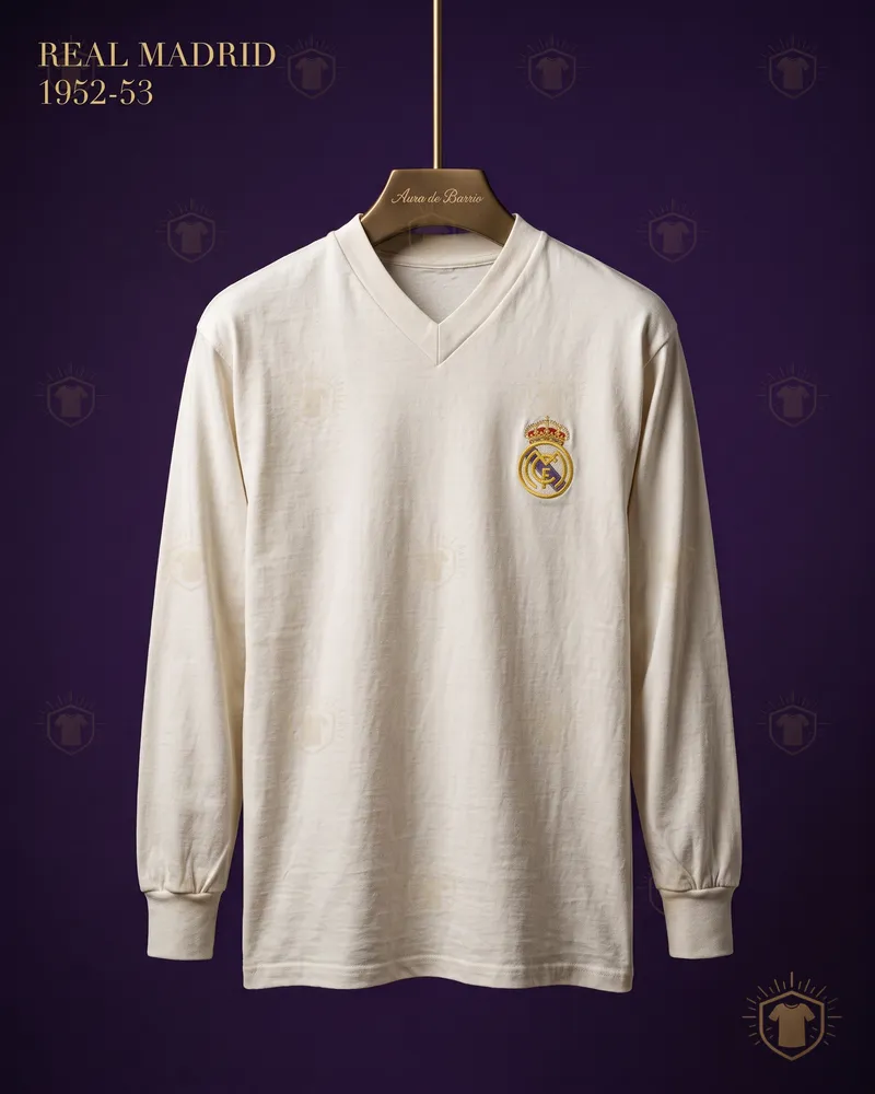 Camiseta local 1952–53 de Real Madrid (recreación)