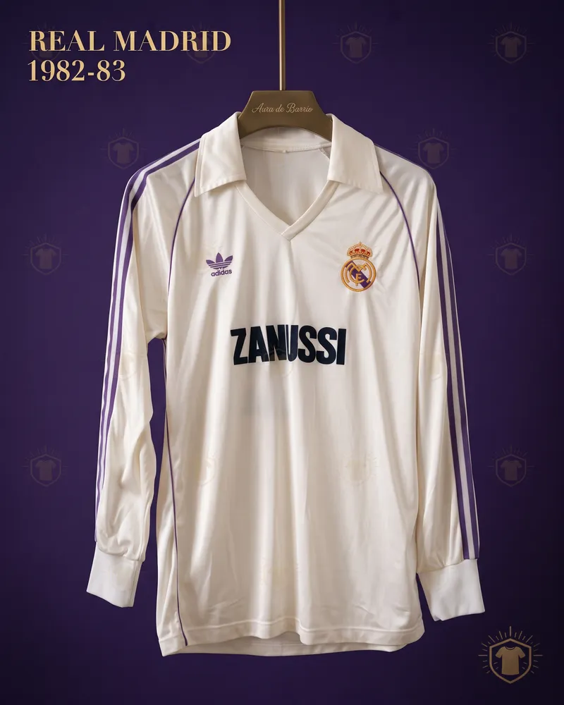 Camiseta local 1982–83 de Real Madrid (recreación)