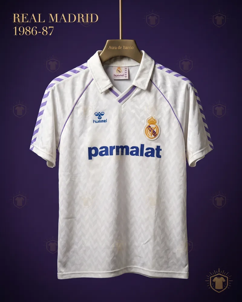 Camiseta local 1986–87 de Real Madrid (recreación)