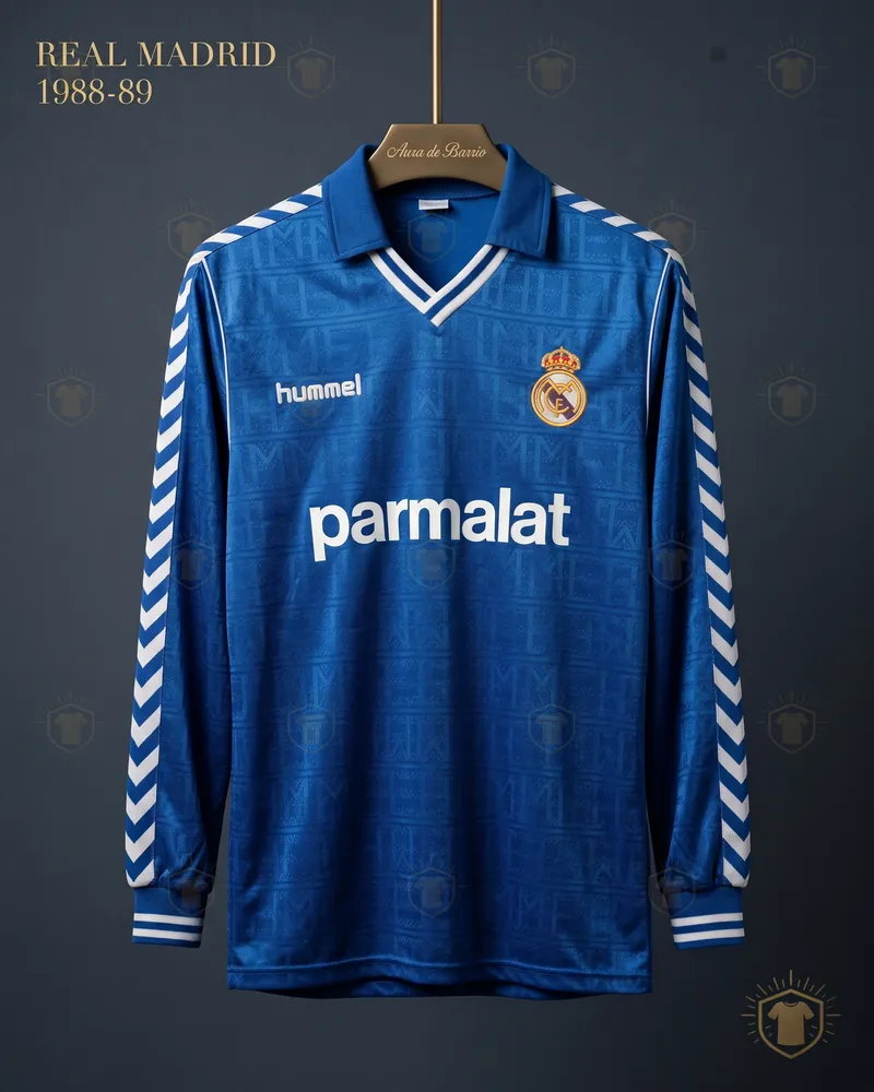 Camiseta visitante 1988–89 de Real Madrid (recreación)