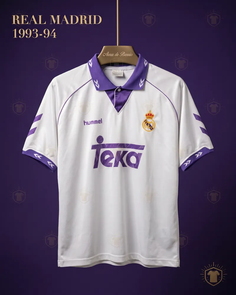 Camiseta local 1993–94 de Real Madrid (recreación)