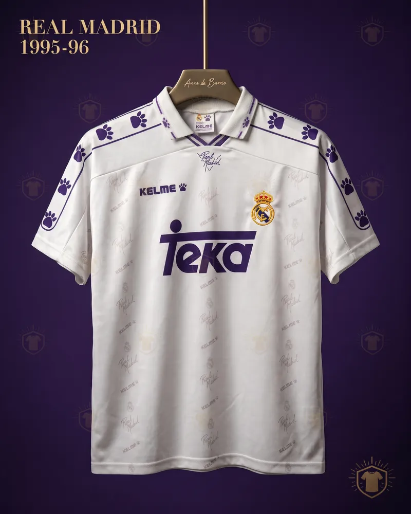 Camiseta local 1995–96 de Real Madrid (recreación)