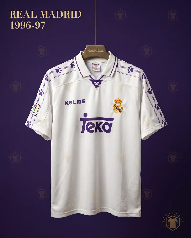 Camiseta local 1996–97 de Real Madrid (recreación)
