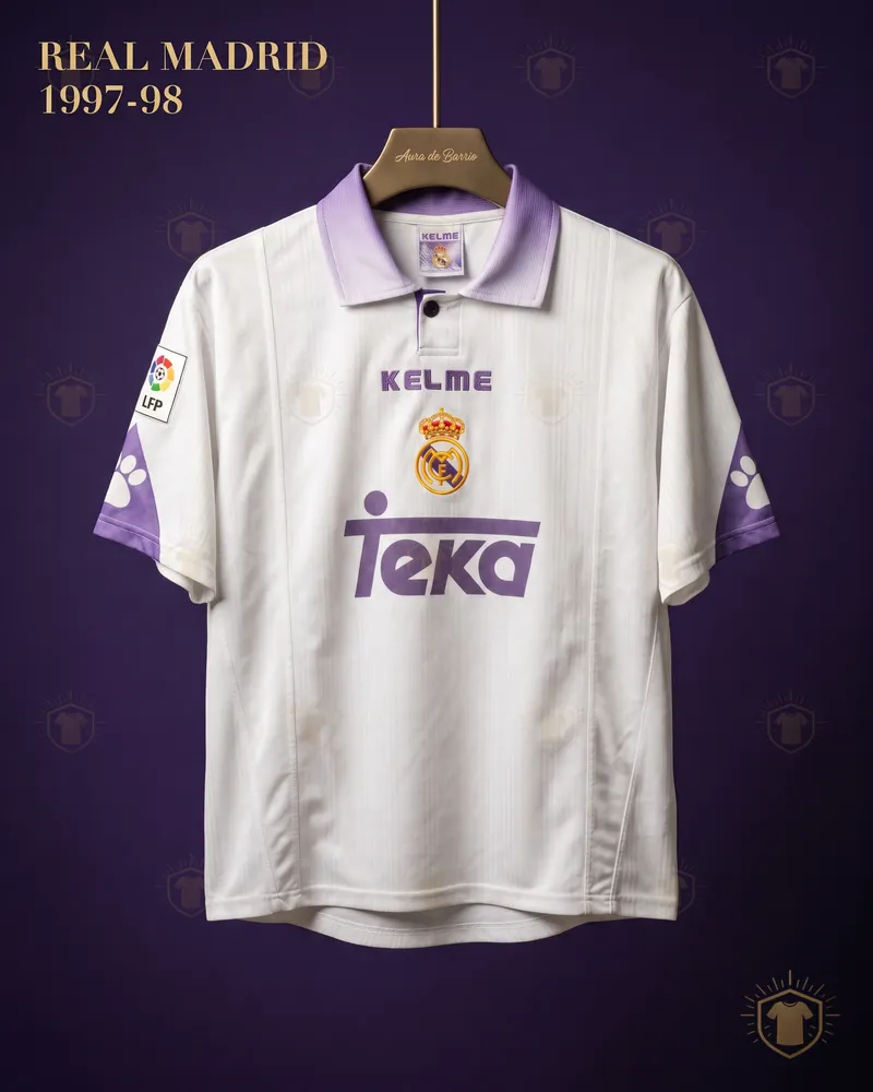 Camiseta local 1997–98 de Real Madrid (recreación)