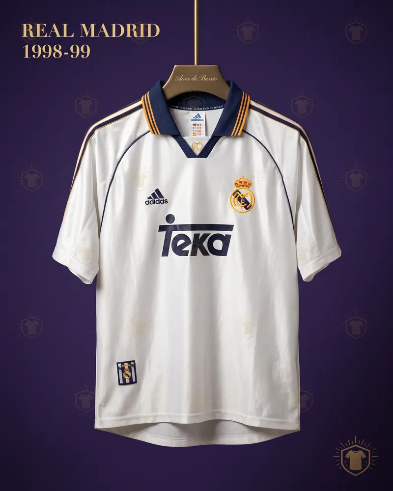 Camiseta local 1998–99 de Real Madrid (recreación)