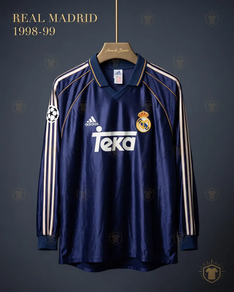 Camiseta visitante 1998–99 de Real Madrid (recreación)