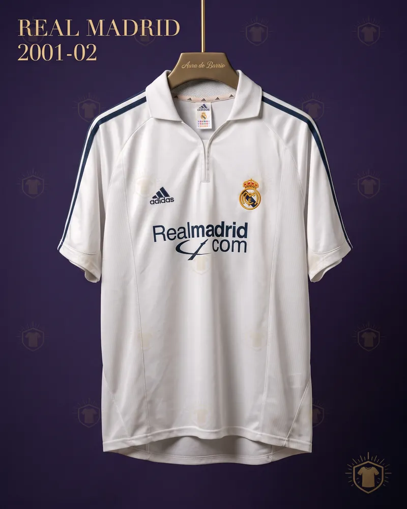 Camiseta local 2001–02 de Real Madrid (recreación)