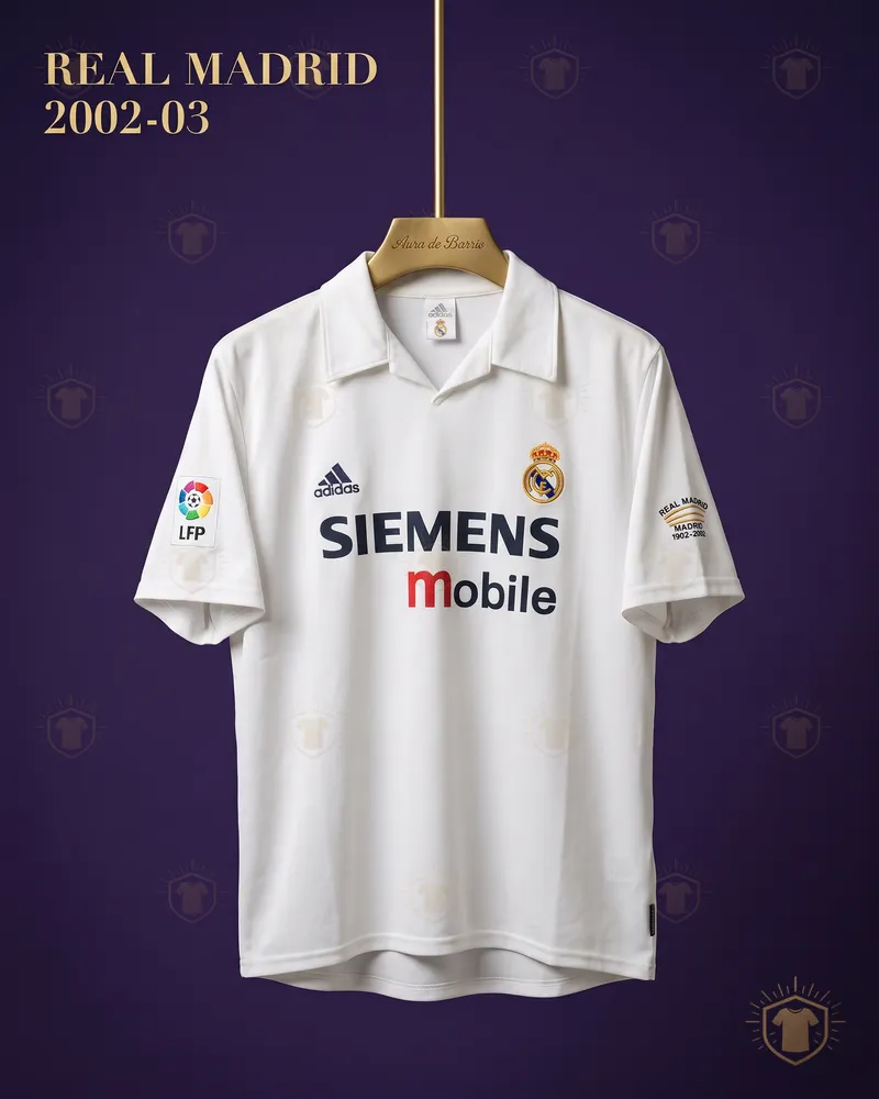 Camiseta local 2002–03 de Real Madrid (recreación)