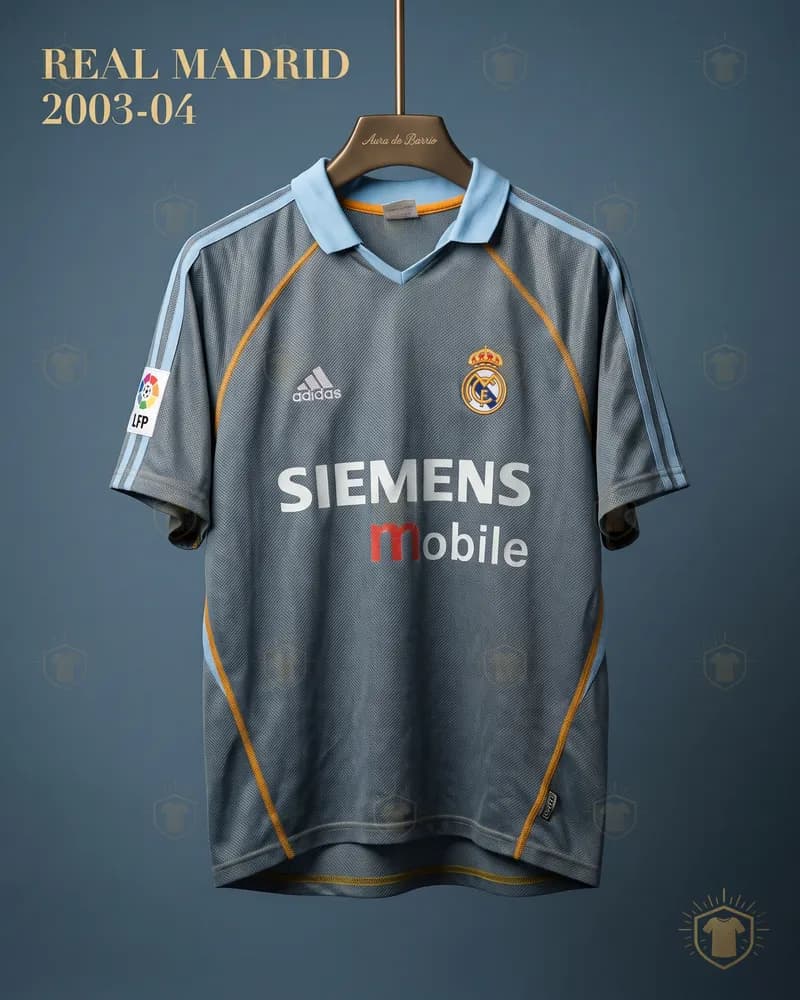 Camiseta tercera 2003–04 de Real Madrid (recreación)