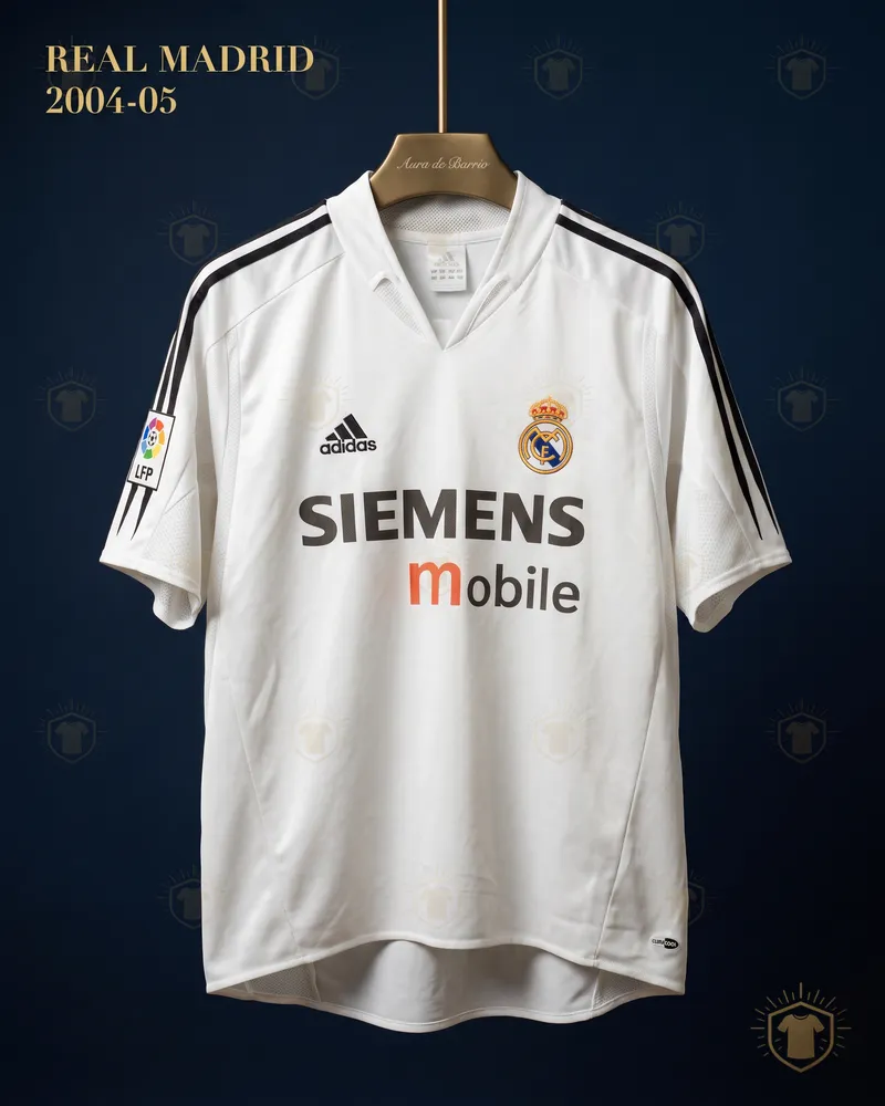 Camiseta local 2004–05 de Real Madrid (recreación)