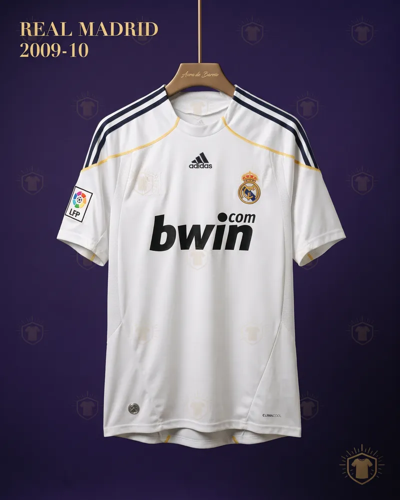 Camiseta local 2009–10 de Real Madrid (recreación)