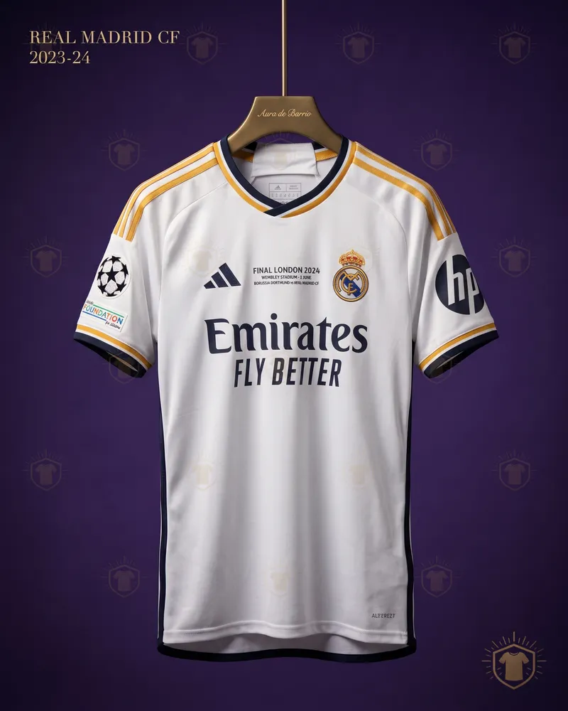 Camiseta local 2023–24 de Real Madrid (recreación)