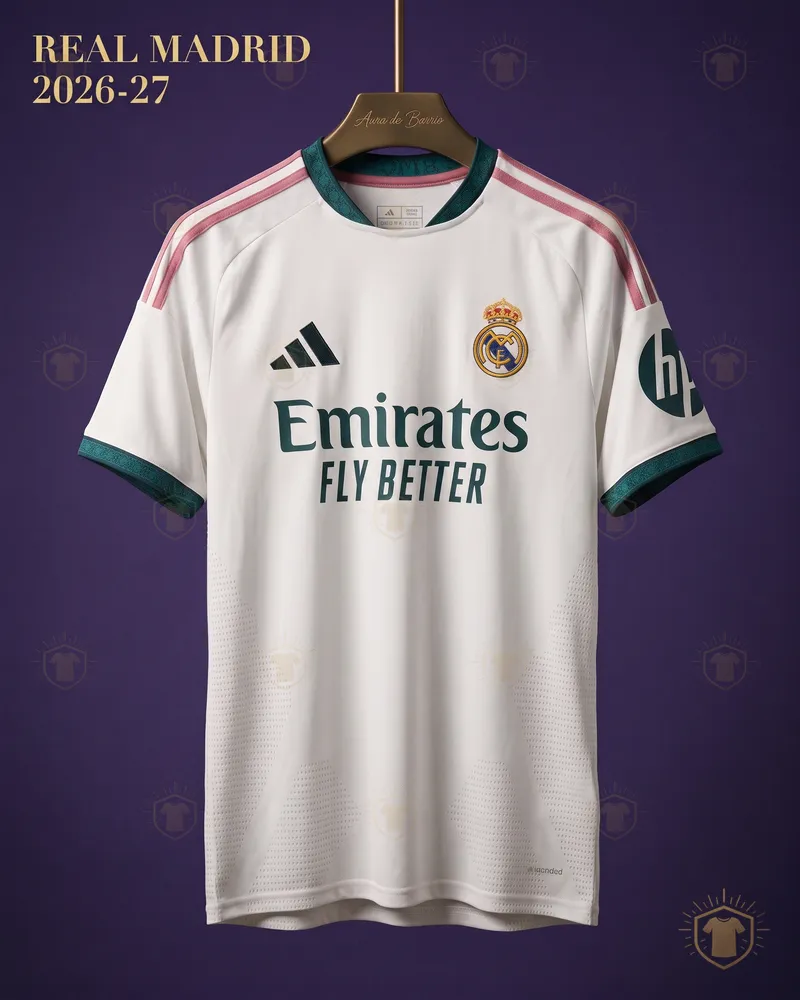 Camiseta local 2026–27 de Real Madrid (recreación)