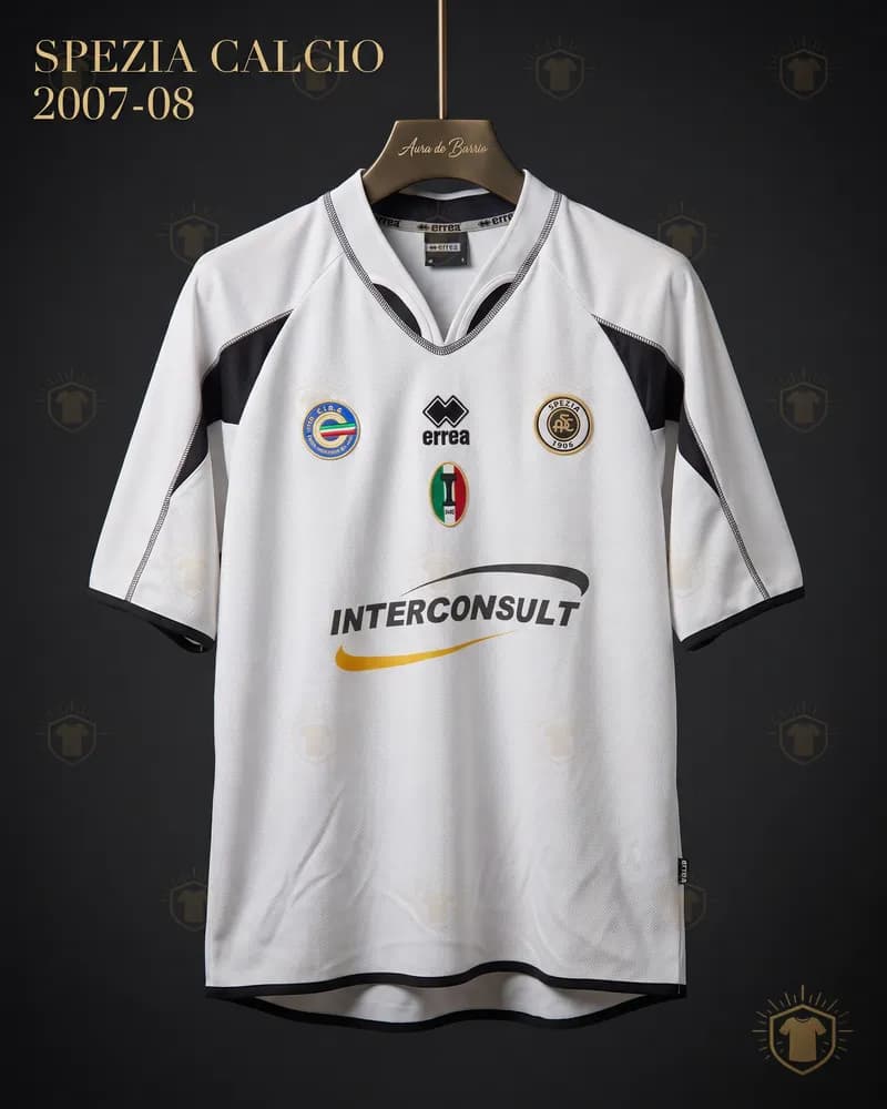 Camiseta local 2007–08 de Spezia Calcio (recreación)