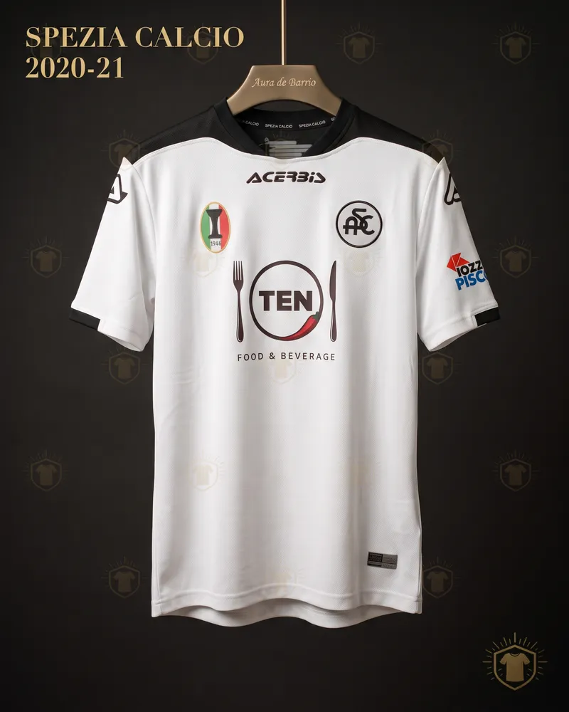 Camiseta local 2020–21 de Spezia Calcio (recreación)
