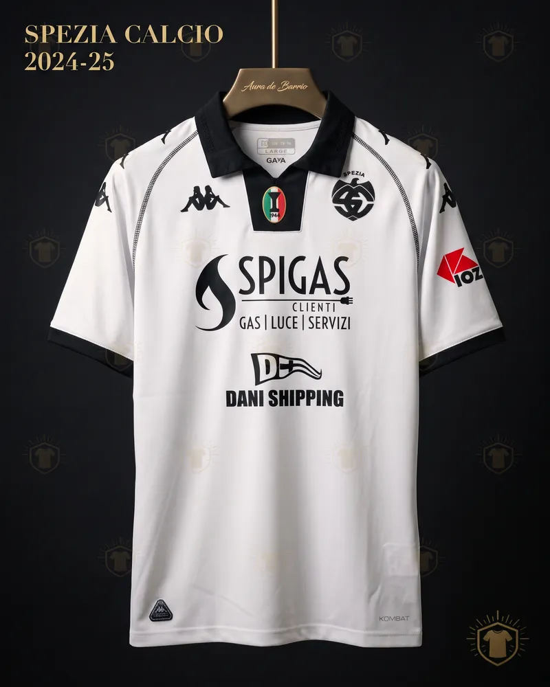 Camiseta local 2024–25 de Spezia Calcio (recreación)