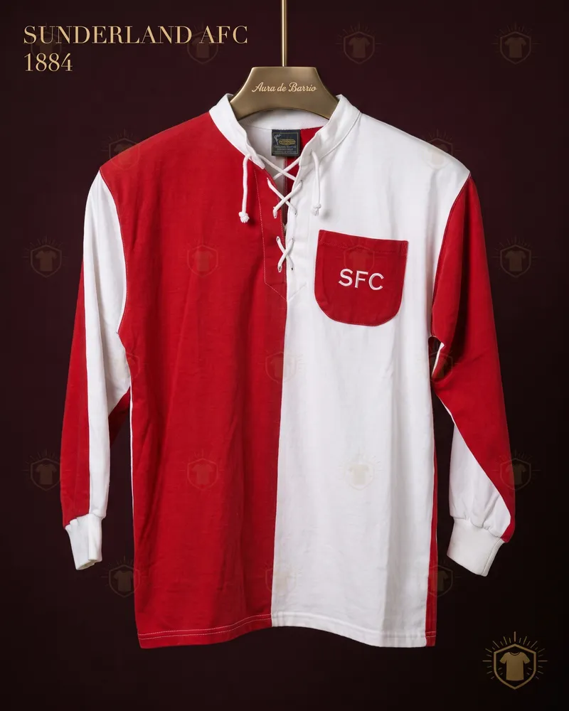 Camiseta local 1884 de Sunderland (recreación)