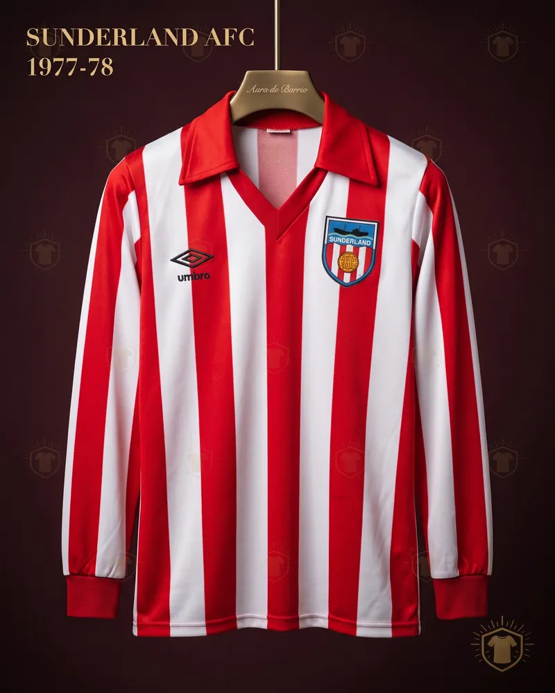 Camiseta local 1977–78 de Sunderland (recreación)