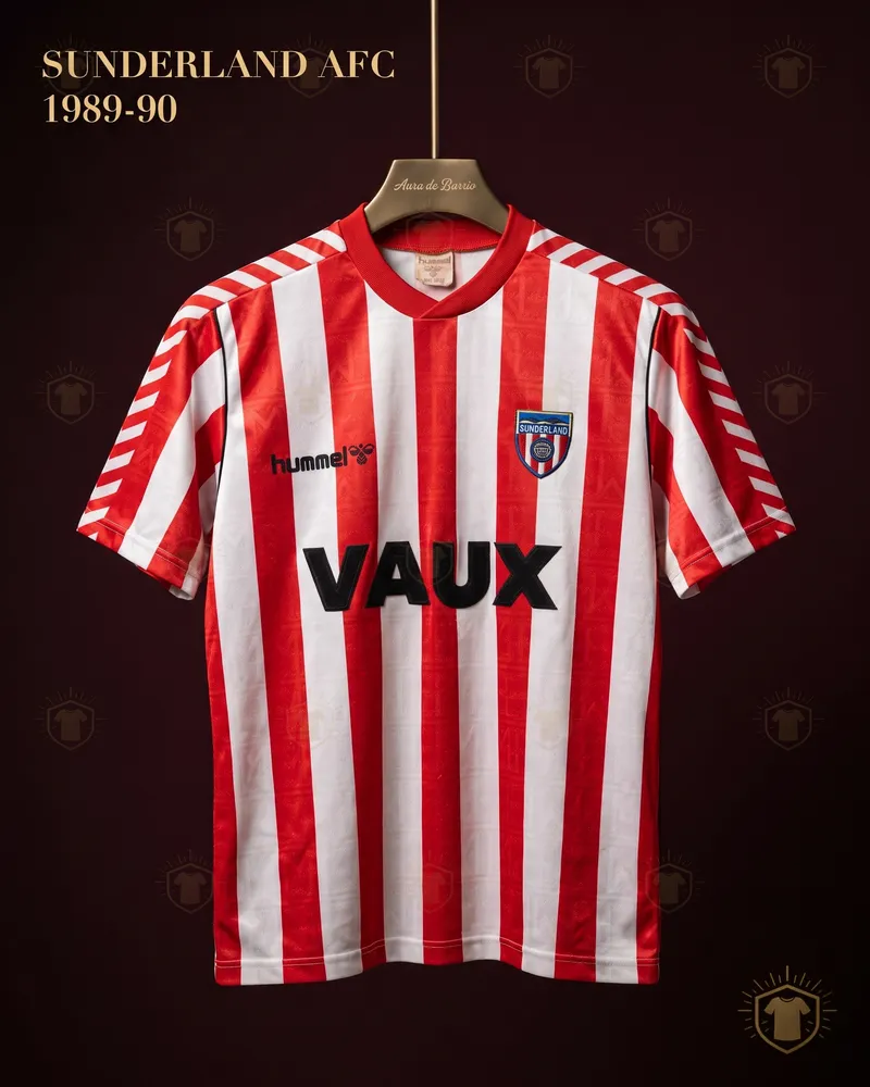 Camiseta local 1989–90 de Sunderland (recreación)