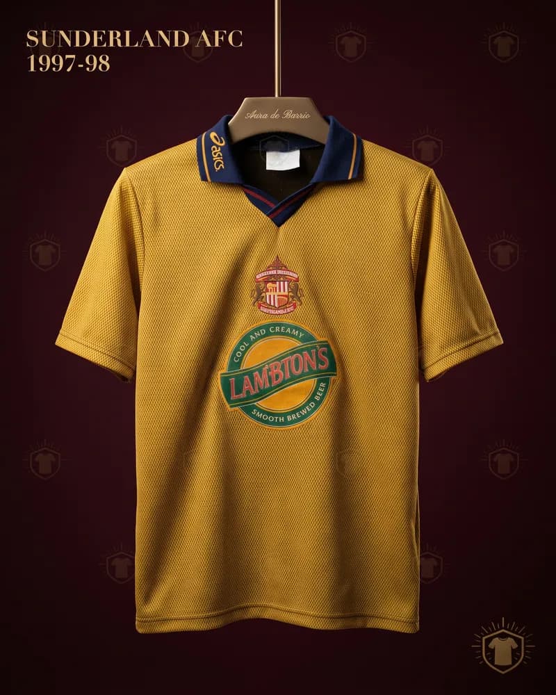 Camiseta visitante 1997–98 de Sunderland (recreación)