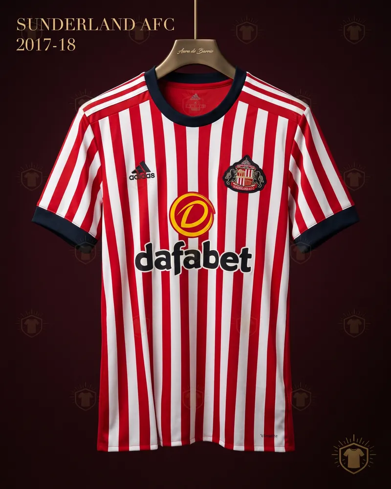 Camiseta local 2017–18 de Sunderland (recreación)