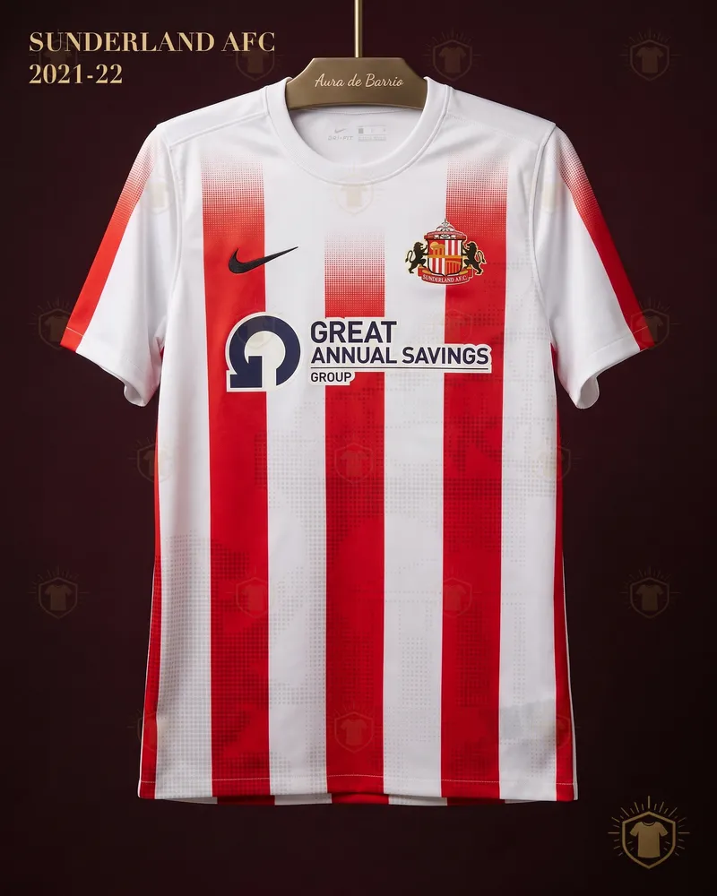 Camiseta local 2021–22 de Sunderland (recreación)
